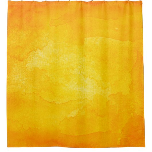 Rideaux De Douche Orange abstrait aquarelle macro texture fond (Devant)