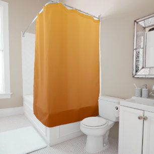 Rideaux De Douche Orange doré Orange brûlé Brun doré
