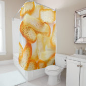 Rideaux De Douche Orange peaux (En situation)