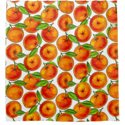 Rideaux De Douche Oranges (Devant)