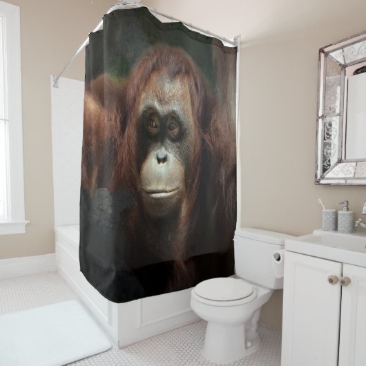 Rideaux De Douche Orangoutan (En situation)