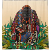 Rideaux De Douche orangoutan roi cornsilk (Devant)