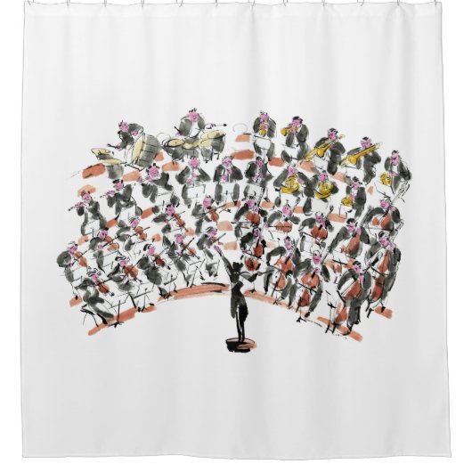 Rideaux De Douche Orchestra (Devant)