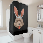 Rideaux De Douche Oreilles de lapin de pâques de Newfie | cadeau de  (En situation)