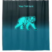 Rideaux De Douche Ours bleu Kodiak (Devant)