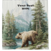 Rideaux De Douche Ours Brun (Devant)