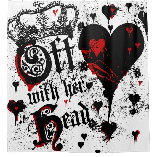 Rideaux De Douche Outre de avec sa tête (Devant)