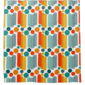 Rideaux De Douche Ovales et cercles (Devant)