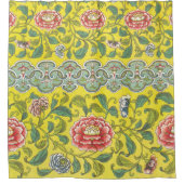 Rideaux De Douche Owen Jones Peony Arrière - plan jaune (Devant)