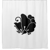 Rideaux De Douche Oxalis en forme de papillon (Devant)