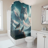 Rideaux De Douche Pack Wolf à l'aube (En situation)