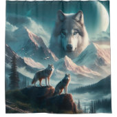 Rideaux De Douche Pack Wolf à l'aube (Devant)