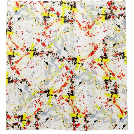 Rideaux De Douche Paint Splatter (Devant)