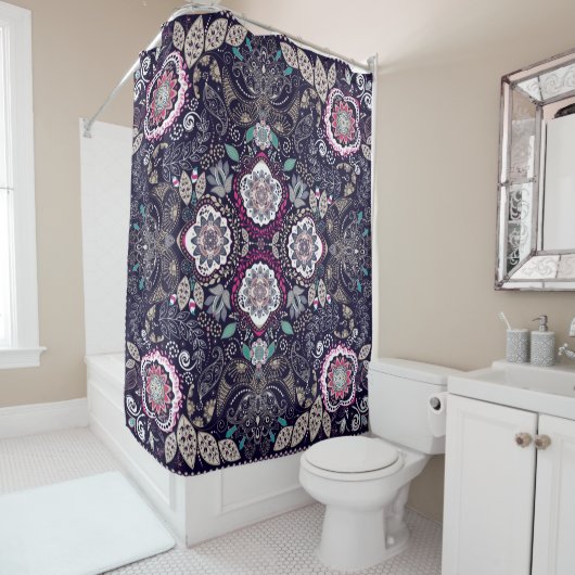 Rideaux De Douche Paisley (En situation)