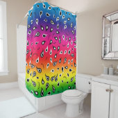 Rideaux De Douche Paisley Rainbow (En situation)