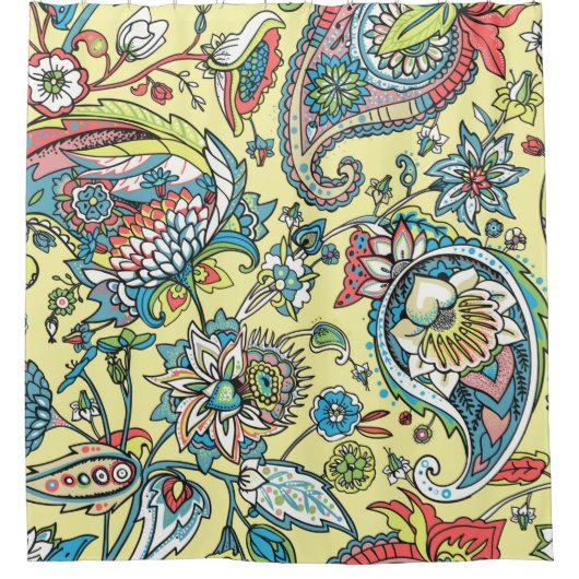 Rideaux De Douche Paisley seamless pattern based on the traditional  (Devant)