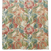 Rideaux De Douche Paisley Shower Curtain Boho Floral Elegance (Devant)
