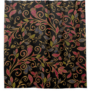 Rideaux De Douche Paisley Vegetable Vintage Blend
