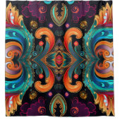 Rideaux De Douche Paisley Vivid Bold (Devant)