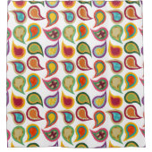 Rideaux De Douche Paisleys atomiques (Devant)