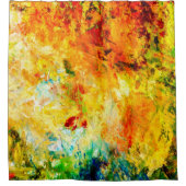 Rideaux De Douche Palette Artiste Colorée (Devant)