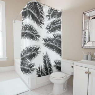 Rideaux De Douche Palm Feuille Finesse Motif 2