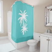 RIDEAUX DE DOUCHE PALM TREES (En situation)