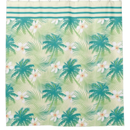 Rideaux De Douche Palmes tropicales (Devant)