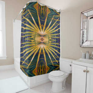 Rideaux De Douche Palmetto Sunburst