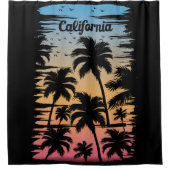 Rideaux De Douche Palmier de Californie (Devant)