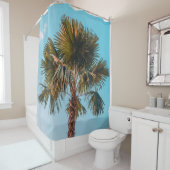 Rideaux De Douche Palmier vert (En situation)