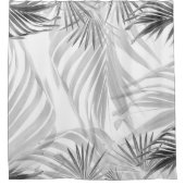 Rideaux De Douche Palmiers monochromes Bliss 1 #tropical #art (Devant)