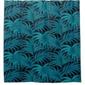 Rideaux De Douche Palmiers tropicaux de nuit feuilles (Devant)