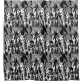 Rideaux De Douche Palmiers tropicaux. Le design à la carte. (Devant)