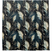 Rideaux De Douche Pampas Grass Parties scintillant (Devant)