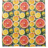 Rideaux De Douche Pamplemousse, Limon et Citrons Citrus Thématique (Devant)