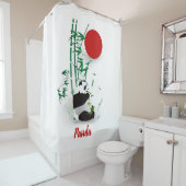 Rideaux De Douche Panda (En situation)