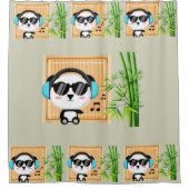 Rideaux De Douche panda musical (Devant)