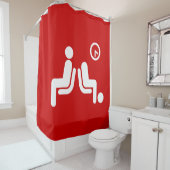 Rideaux De Douche Panneau d'attente long (En situation)