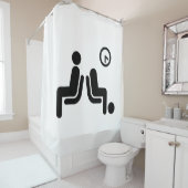 Rideaux De Douche Panneau d'attente long (En situation)
