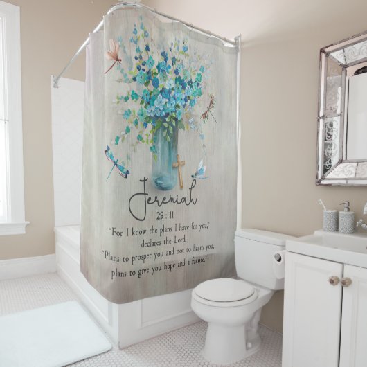 Rideaux De Douche Panneau de devis commémoratif - Cadeau de sympathi (En situation)