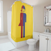 Rideaux De Douche Panneau thaïlandais ⚠ toilettes Ladyboy ⚠ (En situation)