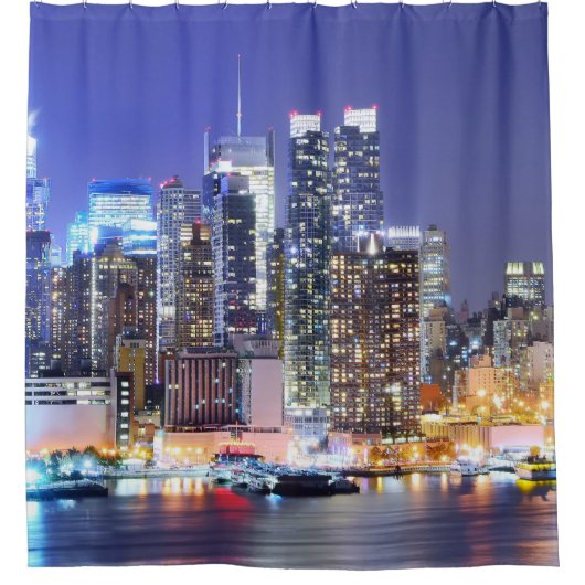 Rideaux De Douche Panorama de Manhattan (Devant)