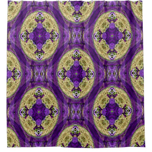 Rideaux De Douche Pansies celtiques....... (Devant)