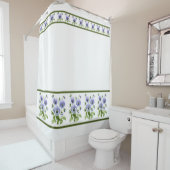 Rideaux De Douche Pansies violettes (En situation)