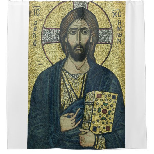 Rideaux De Douche Pantocrate Jésus Christ (Devant)
