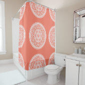 Rideaux De Douche Papaya Mandala (En situation)