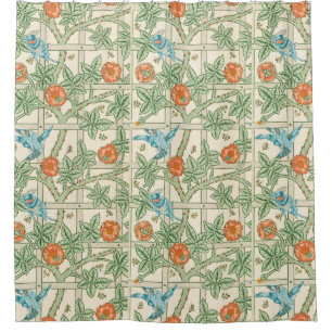 Rideaux De Douche Papier peint victorien Trellis de William Morris