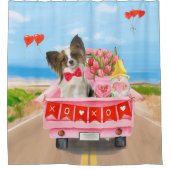 Rideaux De Douche Papillon Chien Valentine's Day Truck Throw (Devant)