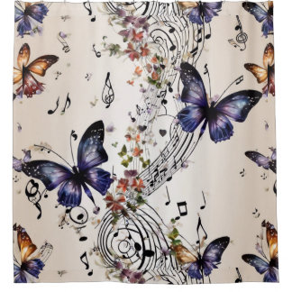 Rideaux De Douche Papillon Imaginaire